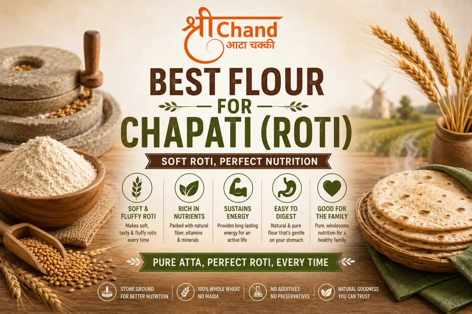 Which is Best Flour for Chapati (Roti): Makes the Softest Chapatis?