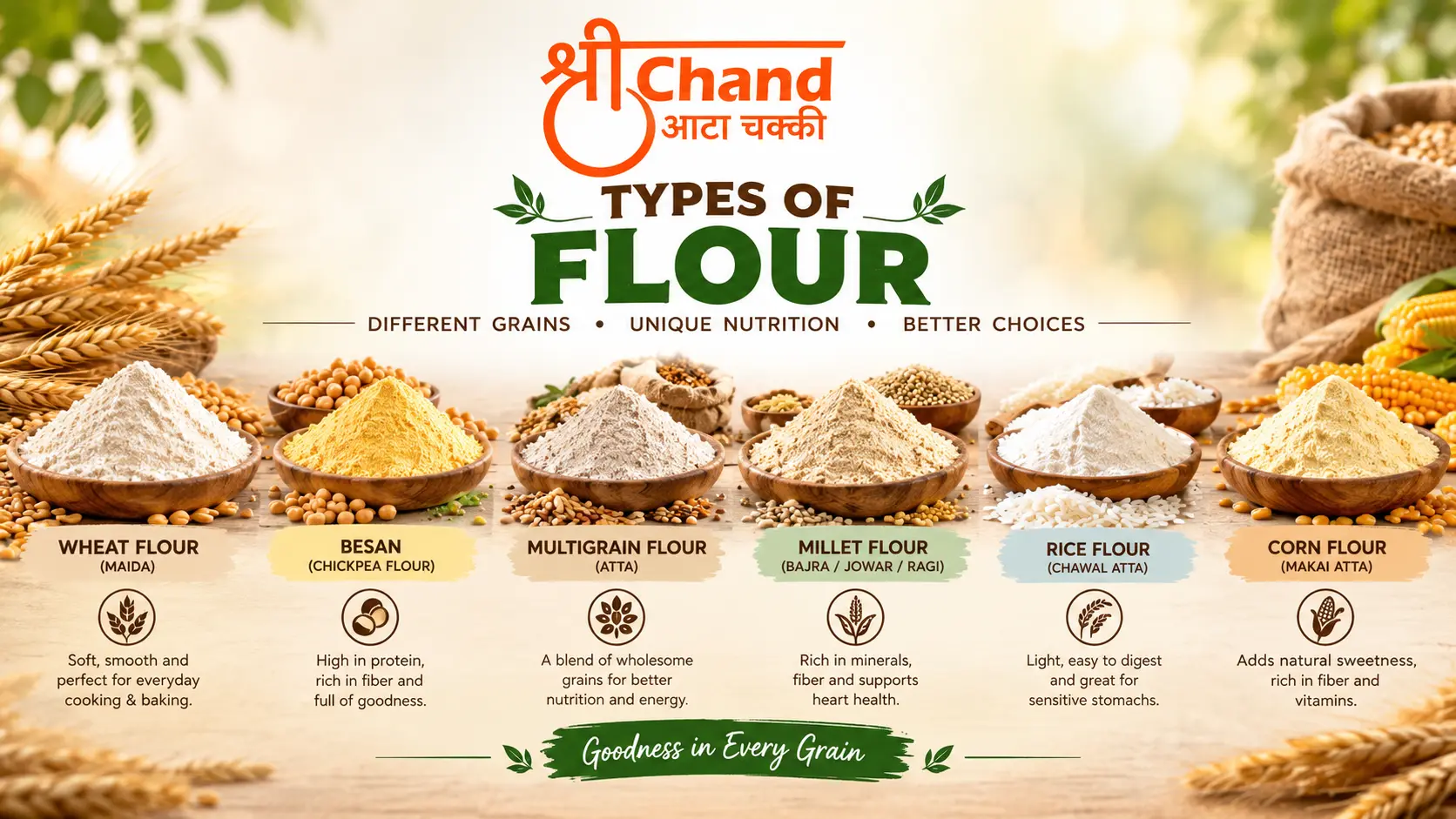 Types of Flour Explained: Complete Guide for Beginners
